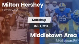 Matchup: Milton Hershey High vs. Middletown Area  2018