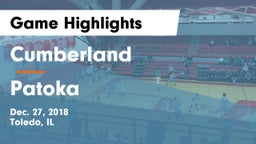 Cumberland  vs Patoka Game Highlights - Dec. 27, 2018