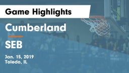 Cumberland  vs SEB Game Highlights - Jan. 15, 2019