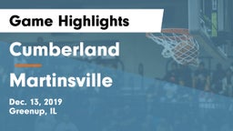 Cumberland  vs Martinsville  Game Highlights - Dec. 13, 2019