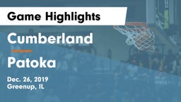 Cumberland  vs Patoka Game Highlights - Dec. 26, 2019