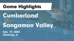 Cumberland  vs Sangamon Valley  Game Highlights - Feb. 19, 2020
