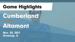 Cumberland  vs Altamont  Game Highlights - Nov. 30, 2021
