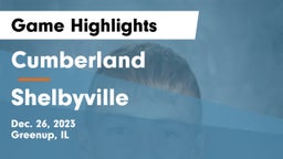 Cumberland  vs Shelbyville  Game Highlights - Dec. 26, 2023