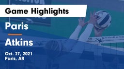 Paris  vs Atkins  Game Highlights - Oct. 27, 2021
