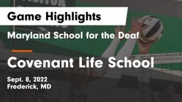Maryland School for the Deaf  vs Covenant Life School Game Highlights - Sept. 8, 2022