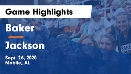Baker  vs Jackson Game Highlights - Sept. 26, 2020