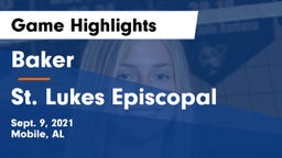 Baker  vs St. Lukes Episcopal  Game Highlights - Sept. 9, 2021