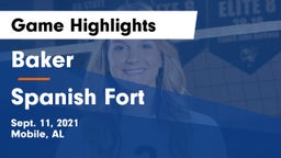 Baker  vs Spanish Fort  Game Highlights - Sept. 11, 2021