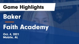 Baker  vs Faith Academy  Game Highlights - Oct. 4, 2021