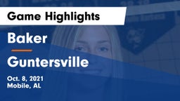 Baker  vs Guntersville  Game Highlights - Oct. 8, 2021