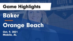 Baker  vs Orange Beach Game Highlights - Oct. 9, 2021