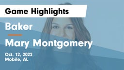 Baker  vs Mary Montgomery Game Highlights - Oct. 12, 2022