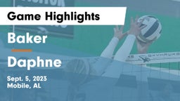 Baker  vs Daphne  Game Highlights - Sept. 5, 2023