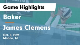 Baker  vs James Clemens  Game Highlights - Oct. 5, 2023