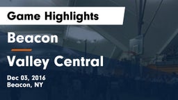 Beacon  vs Valley Central  Game Highlights - Dec 03, 2016