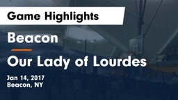 Beacon  vs Our Lady of Lourdes  Game Highlights - Jan 14, 2017