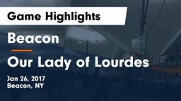 Beacon  vs Our Lady of Lourdes  Game Highlights - Jan 26, 2017