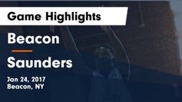 Beacon  vs Saunders Game Highlights - Jan 24, 2017