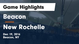 Beacon  vs New Rochelle Game Highlights - Dec 19, 2016