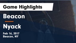 Beacon  vs Nyack  Game Highlights - Feb 16, 2017