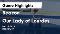 Beacon  vs Our Lady of Lourdes  Game Highlights - Feb. 5, 2018