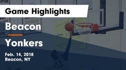 Beacon  vs Yonkers Game Highlights - Feb. 14, 2018