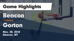 Beacon  vs Gorton Game Highlights - Nov. 30, 2018