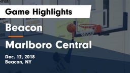 Beacon  vs Marlboro Central  Game Highlights - Dec. 12, 2018