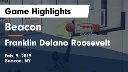 Beacon  vs Franklin Delano Roosevelt Game Highlights - Feb. 9, 2019