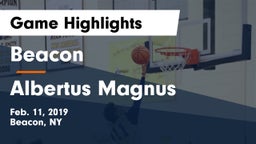 Beacon  vs Albertus Magnus  Game Highlights - Feb. 11, 2019