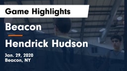 Beacon  vs Hendrick Hudson  Game Highlights - Jan. 29, 2020