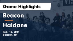 Beacon  vs Haldane  Game Highlights - Feb. 12, 2021