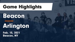 Beacon  vs Arlington  Game Highlights - Feb. 15, 2021