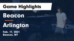 Beacon  vs Arlington  Game Highlights - Feb. 17, 2021
