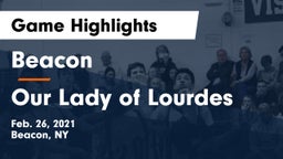Beacon  vs Our Lady of Lourdes  Game Highlights - Feb. 26, 2021