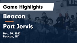 Beacon  vs Port Jervis  Game Highlights - Dec. 20, 2022