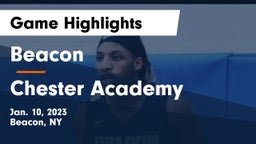 Beacon  vs Chester Academy Game Highlights - Jan. 10, 2023