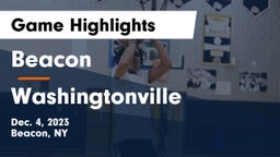 Beacon  vs Washingtonville  Game Highlights - Dec. 4, 2023