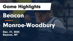 Beacon  vs Monroe-Woodbury  Game Highlights - Dec. 21, 2023