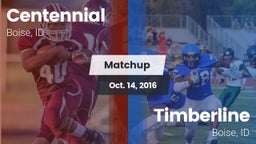 Matchup: Centennial High vs. Timberline  2016