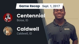 Recap: Centennial  vs. Caldwell  2017