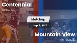 Matchup: Centennial High vs. Mountain View  2017