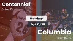 Matchup: Centennial High vs. Columbia  2017