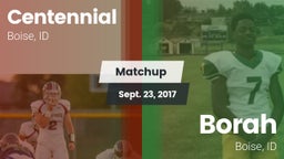 Matchup: Centennial High vs. Borah  2017