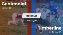 Matchup: Centennial High vs. Timberline  2017