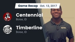 Recap: Centennial  vs. Timberline  2017