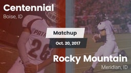 Matchup: Centennial High vs. Rocky Mountain  2017