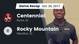 Recap: Centennial  vs. Rocky Mountain  2017