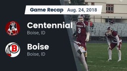 Recap: Centennial  vs. Boise  2018